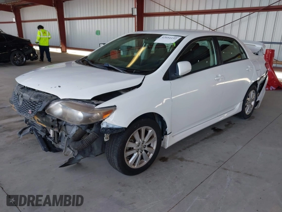 2009 Toyota Corolla with VIN 1NXBU40EX9Z105775, listed as a IAAI auction lot 42054152 with 147,272 mi miles. Bid and sale history available at carsss.com. Image 2.