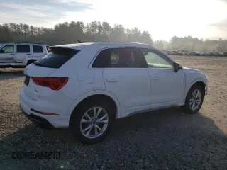2021 Audi Q3 S line Premium with VIN WA1DECF39M1035653, listed as a Copart auction lot 50160195 with 24,648 mi miles and Salvage Title. Bid and sale history available at DreamBid. Image 3.