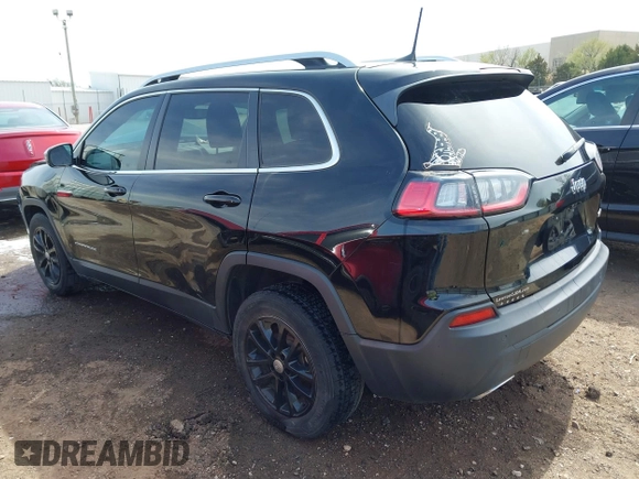 2021 Jeep Cherokee Latitude Lux with VIN 1C4PJLMX4MD107152, listed as a IAAI auction lot 41857619 with 51,686 mi miles. Bid and sale history available at carsss.com. Image 3.