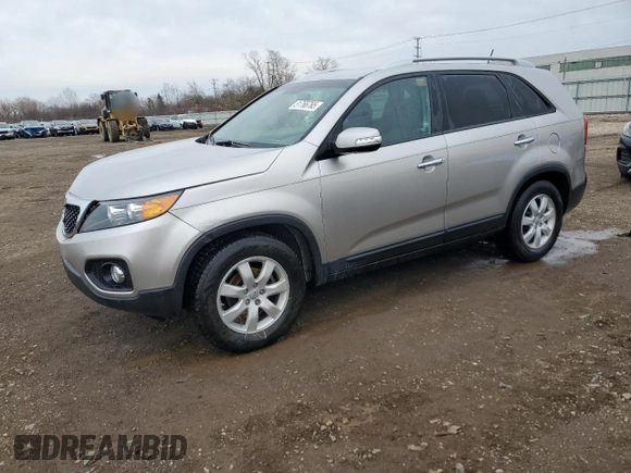 2013 Kia Sorento LX with VIN 5XYKT3A62DG422842, listed as a Copart auction lot 51766765 with 61,940 mi miles and Salvage Title. Bid and sale history available at carsss.com. Image 1.
