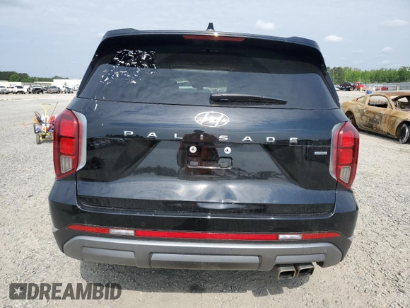 2024 Hyundai Palisade Limited z VIN KM8R5DGE0RU785025, wystawiony jako Copart lot #54611045 z przebiegiem 7 477 mil mil oraz Szkoda całkowita • Salvage title. Historia ofert i sprzedaży dostępna na DreamBid. Obrazek 6.