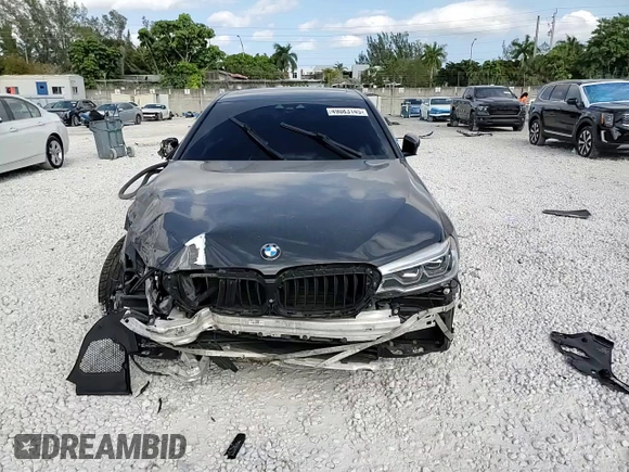 2017 BMW 5 Series 540i with VIN WBAJE5C39HG915941, listed as a Copart auction lot 49083145 with 85,511 mi miles and Salvage Title. Bid and sale history available at carsss.com. Image 13.