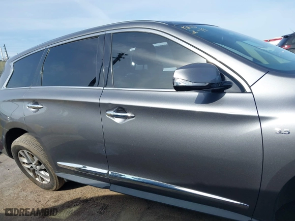 2019 Infiniti QX60 PURE with VIN 5N1DL0MM7KC552081, listed as a IAAI auction lot 41835686 with 156,587 mi miles. Bid and sale history available at carsss.com. Image 13.