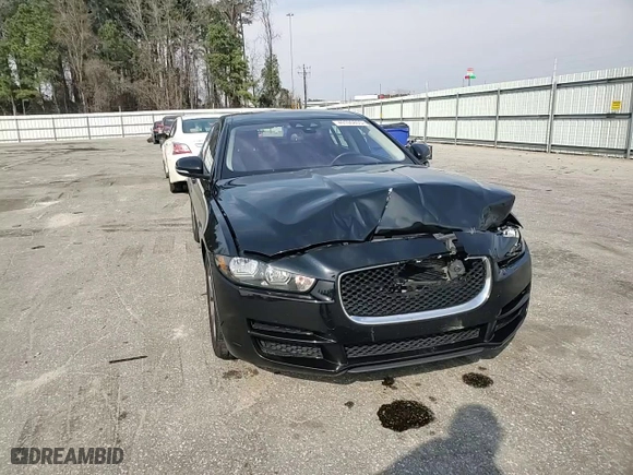 2017 Jaguar XE 25t with VIN SAJAR4BGXHA965404, listed as a Copart auction lot 49105855 with 76,990 mi miles and Salvage Title. Bid and sale history available at carsss.com. Image 10.