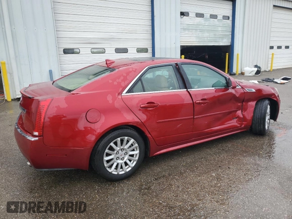 2010 Cadillac CTS Luxury with VIN 1G6DF5EG2A0139215, listed as a Copart auction lot 51952265 with 132,961 mi miles and Salvage Title. Bid and sale history available at carsss.com. Image 3.