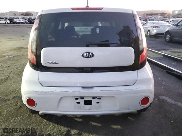 2018 Kia Soul + with VIN KNDJP3A50J7559486, listed as a Copart auction lot 43202055 with 109,211 mi miles and Salvage Title. Bid and sale history available at carsss.com. Image 6.