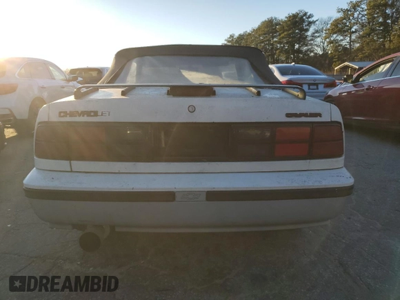 1988 Chevrolet Cavalier with VIN 1G1JF31WXJ7214292, listed as a Copart auction lot 87275184 with Not Provided miles and Salvage Title. Bid and sale history available at DreamBid. Image 6.