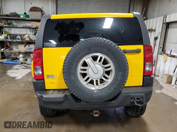 2006 Hummer H3 with VIN 5GTDN136968303676, listed as a Copart auction lot 81700064 with 93,742 mi miles and Salvage Title. Bid and sale history available at DreamBid. Image 6.