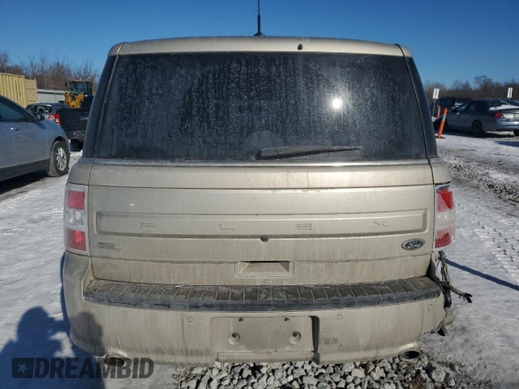 2017 Ford Flex SEL with VIN 2FMGK5C88HBA14256, listed as a Copart auction lot 89164225 with 106,833 mi miles and Salvage Title. Bid and sale history available at carsss.com. Image 6.