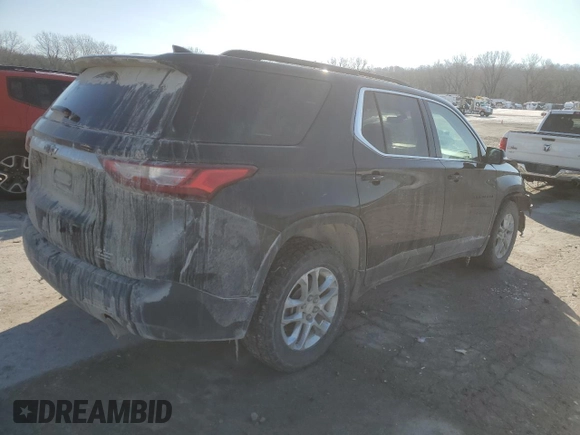 2019 Chevrolet Traverse LT Cloth with VIN 1GNEVGKW3KJ243291, listed as a Copart auction lot 82476534 with 131,729 mi miles and Salvage Title. Bid and sale history available at carsss.com. Image 3.