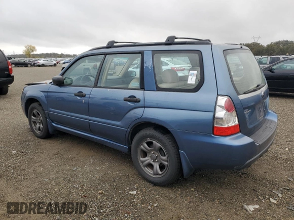 2007 Subaru Forester X with VIN JF1SG63697H721636, listed as a Copart auction lot 80301794 with 180,721 mi miles and Salvage Title. Bid and sale history available at carsss.com. Image 2.