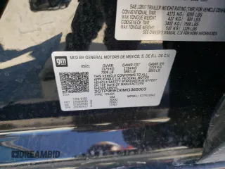 2021 GMC Sierra 1500 AT4 with VIN 3GTP9EED0MG365003, listed as a Copart auction lot 43715645 with 70,051 mi miles and Salvage Title. Bid and sale history available at carsss.com. Image 12.