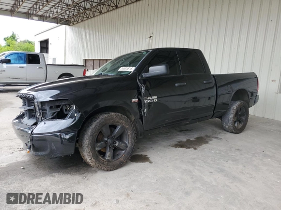 2018 Ram 1500 Tradesman with VIN 1C6RR6FT2JS143322, listed as a Copart auction lot 56588815 with 99,370 mi miles and Salvage title. Bid and sale history available at DreamBid. Image 1.