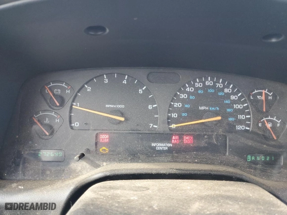 2002 Dodge Dakota SLT with VIN 1B7HL48N92S556512, listed as a Copart auction lot 83492024 with 272,649 mi miles and Salvage Title. Bid and sale history available at carsss.com. Image 9.
