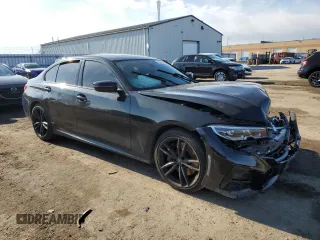 2020 BMW 3 Series 330i xDrive with VIN 3MW5R7J02L8B06976, listed as a Copart auction lot 46354815 with 78,329 mi miles and Salvage Title. Bid and sale history available at DreamBid. Image 4.