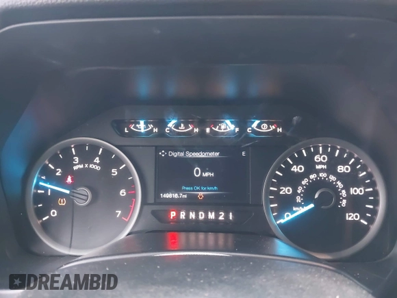 2017 Ford F-150 XL with VIN 1FTEW1EF0HKD29160, listed as a IAAI auction lot 42059580 with 149,816 mi miles. Bid and sale history available at carsss.com. Image 7.