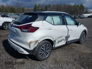 2023 Nissan Kicks SV with VIN 3N1CP5CVXPL549587, listed as a IAAI auction lot 41875114 with 17,354 mi miles. Bid and sale history available at carsss.com. Image 6.