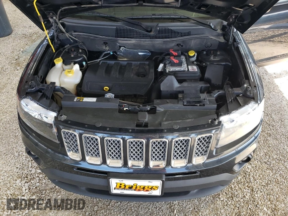 2015 Jeep Compass Latitude with VIN 1C4NJDEB1FD216428, listed as a Copart auction lot 46059185 with 267,299 mi miles and Clean Title. Bid and sale history available at carsss.com. Image 12.