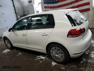 2010 Volkswagen Golf with VIN WVWDB7AJ6AW311863, listed as a Copart auction lot 43123705 with 121,550 mi miles and Salvage Title. Bid and sale history available at carsss.com. Image 2.