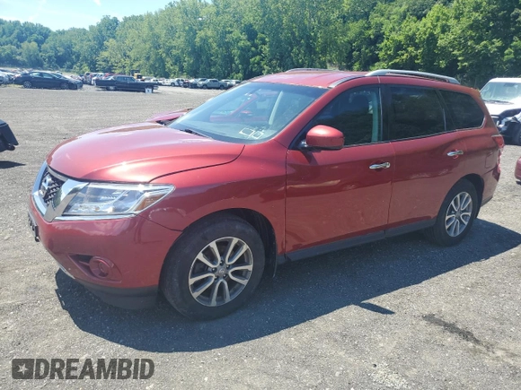 2014 Nissan Pathfinder S with VIN 5N1AR2MM2EC636293, listed as a Copart auction lot 64371175 with 109,857 mi miles and Clean title. Bid and sale history available at DreamBid. Image 1.