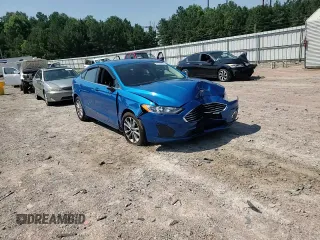 2020 Ford Fusion SE with VIN 3FA6P0HD9LR259402, listed as a Copart auction lot 61955965 with 59,814 mi miles and Salvage title. Bid and sale history available at DreamBid. Image 13.