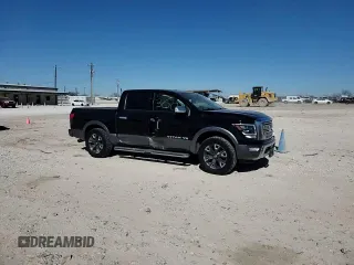 2020 Nissan Titan Platinum Reserve with VIN 1N6AA1EF2LN500797, listed as a Copart auction lot 41897765 with 90,060 mi miles and Salvage title. Bid and sale history available at DreamBid. Image 11.
