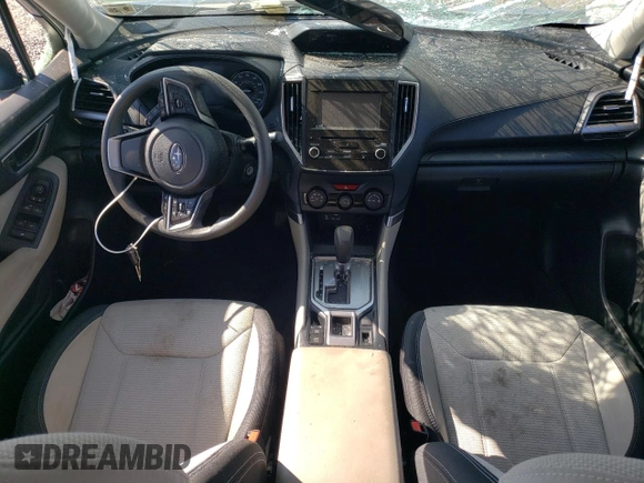 2021 Subaru Forester with VIN JF2SKADC0MH584163, listed as a Copart auction lot 62375425 with 58,286 mi miles and Salvage title. Bid and sale history available at DreamBid. Image 8.