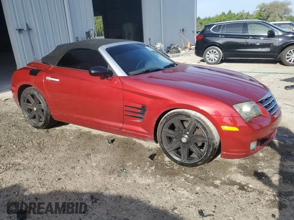 2005 Chrysler Crossfire Limited with VIN 1C3AN65L05X036107, listed as a Copart auction lot 54054095 with 155,782 mi miles and Salvage Title. Bid and sale history available at DreamBid. Image 4.