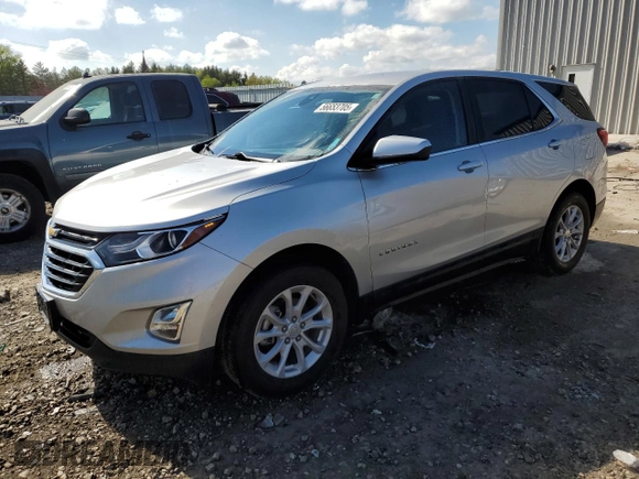 2021 Chevrolet Equinox LT z VIN 3GNAXUEV8MS130867, wystawiony jako Copart lot #56653705 z przebiegiem 42 510 mil mil oraz Szkoda całkowita • Salvage title. Historia ofert i sprzedaży dostępna na DreamBid. Obrazek 1.