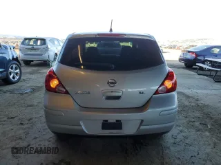 2008 Nissan Versa 1.8 S with VIN 3N1BC13E28L372714, listed as a Copart auction lot 44194925 with 93,110 mi miles and Salvage Title. Bid and sale history available at carsss.com. Image 6.