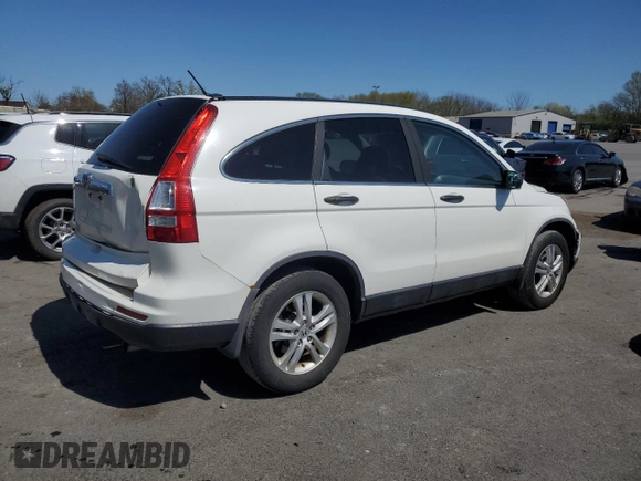 2011 Honda CR-V EX with VIN 5J6RE3H5XBL026126, listed as a Copart auction lot 53511595 with 209,367 mi miles and Salvage Title. Bid and sale history available at DreamBid. Image 3.