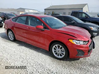 2020 Ford Fusion SE with VIN 3FA6P0HD5LR164013, listed as a Copart auction lot 47603815 with 83,217 mi miles and Salvage title. Bid and sale history available at DreamBid. Image 4.
