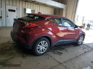 2019 Toyota C-HR XLE with VIN JTNKHMBX4K1053263, listed as a Copart auction lot 50983255 with 56,487 mi miles and Salvage Title. Bid and sale history available at carsss.com. Image 3.