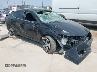 2020 Nissan Sentra SV with VIN 3N1AB8CV5LY305219, listed as a IAAI auction lot 42277397 with 72,873 mi miles and . Bid and sale history available at DreamBid. Image 1.