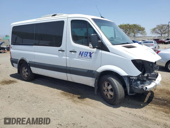 2017 Mercedes-Benz Sprinter with VIN WDZPE7CD7HP534574, listed as a Copart auction lot 52471474 with Not Provided miles and Salvage Title. Bid and sale history available at DreamBid. Image 4.