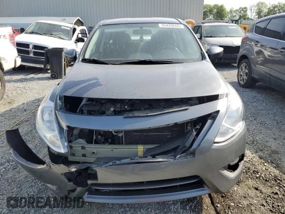 2016 Nissan Versa SV with VIN 3N1CN7AP3GL904900, listed as a Copart auction lot 55420655 with 134,521 mi miles and Salvage title. Bid and sale history available at DreamBid. Image 5.
