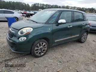 2014 FIAT 500L Lounge with VIN ZFBCFACH0EZ008379, listed as a Copart auction lot 86357254 with 164,031 mi miles and Clean Title. Bid and sale history available at carsss.com. Image 1.