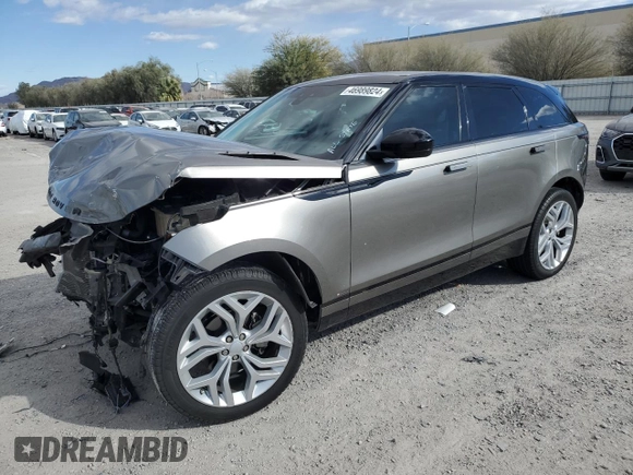 2020 Land Rover Range Rover Velar R-Dynamic S with VIN SALYK2EX9LA244767, listed as a Copart auction lot 46989824 with 64,411 mi miles. Bid and sale history available at carsss.com. Image 1.