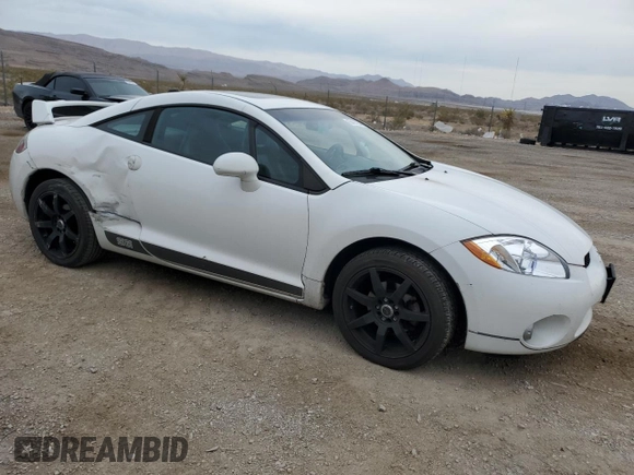 2008 Mitsubishi Eclipse SE-V6 with VIN 4A3AK64T68E014597, listed as a Copart auction lot 65401154 with 75,445 mi miles and Salvage Title. Bid and sale history available at carsss.com. Image 4.