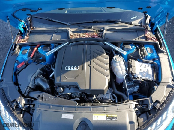 2022 Audi A4 Sedan S line Premium Plus with VIN WAUEAAF49NN004414, listed as a Copart auction lot 84395814 with 20,445 mi miles and Salvage Title. Bid and sale history available at carsss.com. Image 11.