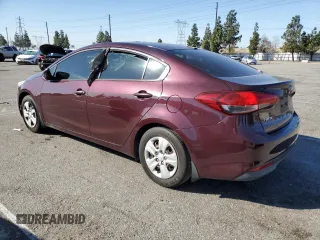 2017 Kia Forte LX with VIN 3KPFK4A71HE116379, listed as a Copart auction lot 46102975 with 0 mi miles and Salvage Title. Bid and sale history available at carsss.com. Image 2.