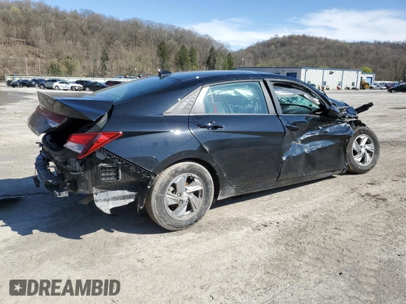2024 Hyundai Elantra SE with VIN KMHLL4DG1RU683976, listed as a Copart auction lot 51864595 with Not Provided miles and Salvage Title. Bid and sale history available at DreamBid. Image 3.