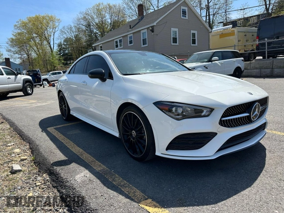 2021 Mercedes-Benz CLA 250 with VIN W1K5J4GBXMN216471, listed as a Copart auction lot 55654575 with 36,667 mi miles and Clean Title. Bid and sale history available at DreamBid. Image 4.
