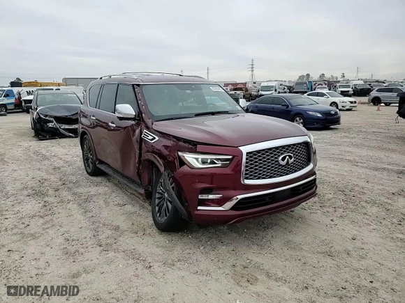 2022 Infiniti QX80 SENSORY with VIN JN8AZ2BD0N9870053, listed as a Copart auction lot 87865415 with 36,830 mi miles and Salvage Title. Bid and sale history available at carsss.com. Image 11.