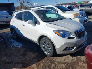 2016 Buick Encore Leather with VIN KL4CJCSB2GB728244, listed as a IAAI auction lot 41385246 with 85,553 mi miles. Bid and sale history available at carsss.com. Image 1.