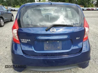 2017 Nissan Note SV with VIN 3N1CE2CP7HL365389, listed as a Copart auction lot 61293065 with 43,538 mi miles and Salvage title. Bid and sale history available at DreamBid. Image 6.