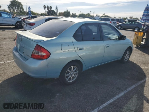 2001 Toyota Prius with VIN JT2BK12U910024168, listed as a Copart auction lot 79449304 with 164,282 mi miles and Clean Title. Bid and sale history available at carsss.com. Image 3.