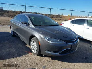 2016 Chrysler 200 Limited with VIN 1C3CCCABXGN181499, listed as a IAAI auction lot 41711896 with 109,946 mi miles. Bid and sale history available at carsss.com. Image 1.