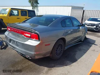 2012 Dodge Charger SE with VIN 2C3CDXBG9CH145756, listed as a IAAI auction lot 41868784 with 201,801 mi miles. Bid and sale history available at carsss.com. Image 4.