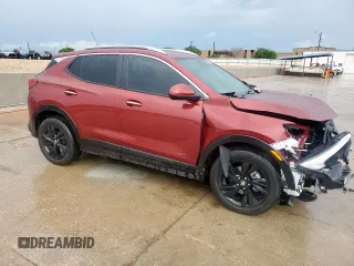 2025 Buick Encore GX Sport Touring with VIN KL4AMDSL9SB088491, listed as a Copart auction lot 54571495 with 15,101 mi miles and Salvage title. Bid and sale history available at DreamBid. Image 4.